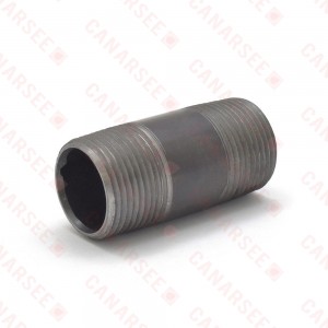 1” x 2-1/2” Black Pipe Nipple