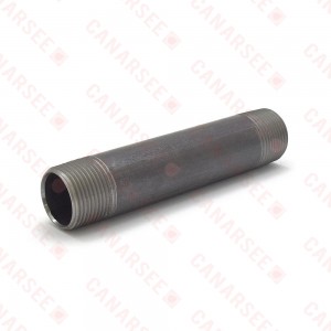 1” x 6” Black Pipe Nipple 