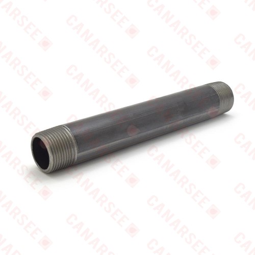2” x 4” Black Pipe Nipple