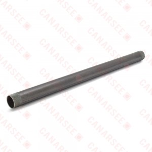 1-1/2" x 18" Black Pipe Nipple