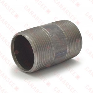 Everhot BL-114X212 1-1/4" x 2-1/2" Black Pipe Nipple