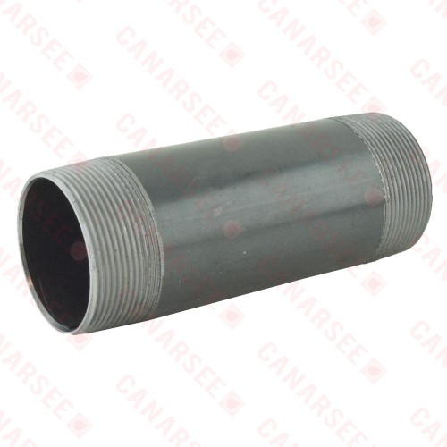 2" x 6" Black Pipe Nipple