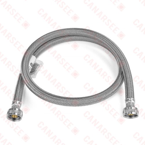 BrassCraft BL12-48WA-F 48" Poly-coated Washing Machine Connector (3/4" Female Hose) 