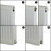 24" x 36" Hydronic Panel Radiator w/ Brackets, Model 11