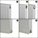 20" x 70" Hydronic Panel Radiator w/ Brackets, Model 21