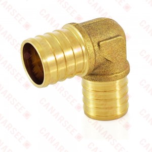1” x 1” PEX Brass Elbow