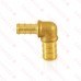1/2” x 3/8” PEX Brass Reducing Elbow