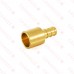 3/8” PEX x 1/2” Copper Fitting Adapter