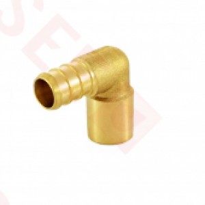 1/2” PEX x 1/2” Copper Fitting Elbow 
