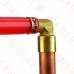 1/2” PEX x 1/2” Copper Pipe Elbow