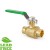 1/2” Sweat (Solder) Brass Ball Valve, Full Port (Lead-Free)