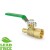 1/2” PEX x NPT Threaded Brass Ball Valve, Full Port (Lead-Free)