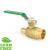 3/4” PEX x Sweat Brass Ball Valve, Full Port (Lead-Free) 