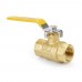 3/4” FIP x FIP Threaded Brass Ball Valve, Full Port