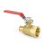 3/4” PEX x NPT Threaded Brass Ball Valve, Full Port