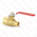 3/4” PEX x NPT Threaded Brass Ball Valve, Full Port
