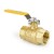 1” FIP x FIP Threaded Brass Ball Valve, Full Port 