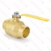 1-1/2” Sweat (Solder) Brass Ball Valve, Full Port