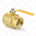2” FIP x FIP Threaded Brass Ball Valve, Full Port