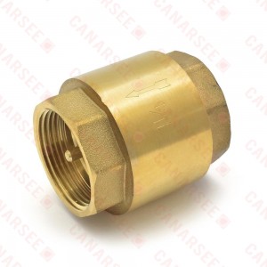 1-1/4” Threaded Spring Check Valve