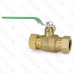 3/4" Compression (7/8" OD) Brass Ball Valve, Full Port, Lead-Free
