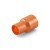 3/4" x 1/2" Reducing Copper Coupling