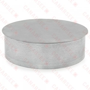 7" Galvanized Clean-Out Cap, 26 GA..