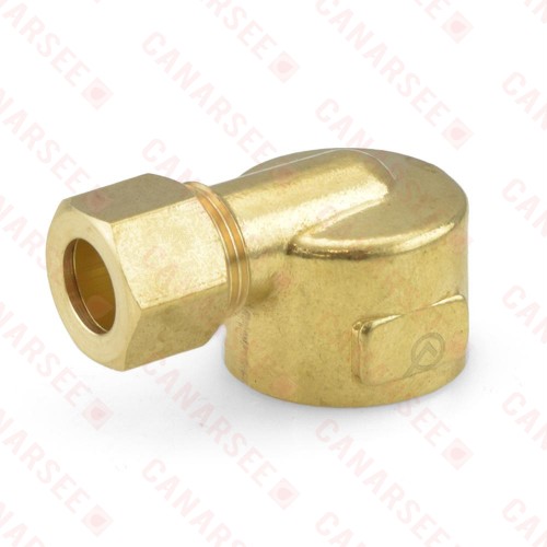 3/8" OD x 1/2" FIP Threaded Elbow, Lead-Free (Bag of 10)