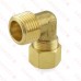 3/8" OD x 3/8" MIP Threaded Compression Elbow, Lead-Free