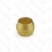 1/4" OD Brass Compression Sleeve, Lead-Free (Bag of 10)