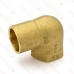 3/4” Sweat x 3/4” FPT Cast Brass Elbow, Lead-Free