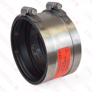 3" No-Hub CI to 3" Extra Heavy CI/Plastic/Steel Coupling