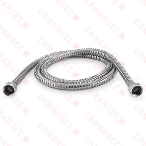 59" Stainless Steel Shower Hose, Chrome Plated