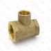 Matco Norca CRTF040303LF 3/4" FPT x 1/2" FPT x 1/2" C Cast Brass Adapter Tee, Lead Free
