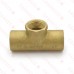 Matco Norca CRTF0403LF 3/4" C x 3/4" C x 1/2" Female Thread Cast Brass Adapter Tee, Lead Free