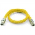 3/4 ID (7/8" OD) ProCoat Coated Stainless Steel Gas Connector w/ 3/4" MIP Fittings (48" Length)"