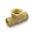 Matco Norca CTF0303LF 1/2" C x 1/2" C x 1/2" Female Thread Cast Brass Adapter Tee, Lead Free