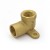 3/8” FPT x 1/2” Sweat Cast Brass Drop Ear Elbow, Lead-Free