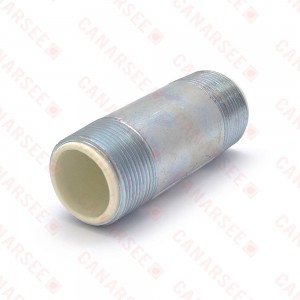 1-1/4” x 4” Galvanized (Dielectric) Pipe Nipple