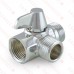 Diverter Valve for Hand Held Shower, Chrome Plated Brass