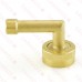 3/8" OD Compression x 3/4" Garden Hose Swivel Dishwasher Elbow, Lead-Free