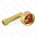 3/8" OD Compression x 3/4" Garden Hose Swivel Dishwasher Elbow, Lead-Free