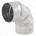 4" Galvanized 90° Adjustable Flue Elbow, 24 GA.. 4" Galvanized 90° Adjustable Flue Elbow, 24 GA..