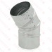4" Galvanized 90° Adjustable Flue Elbow, 24 GA.. 4" Galvanized 90° Adjustable Flue Elbow, 24 GA..