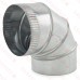 6" Galvanized 90° Adjustable Flue Elbow, 24 GA.. 6" Galvanized 90° Adjustable Flue Elbow, 24 GA..