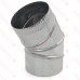 6" Galvanized 90° Adjustable Flue Elbow, 26 GA.. 6" Galvanized 90° Adjustable Flue Elbow, 26 GA..