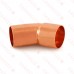 1” Copper, 45° Street Elbow