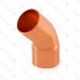 1-1/4” Copper, 45° Street Elbow