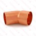 1-1/2” Copper, 45° Street Elbow