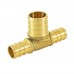 1/2” x 1/2” x 3/4” PEX Reducing Tee, Lead-Free